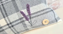 Load image into Gallery viewer, Rectangle Cushion with Lavender Design