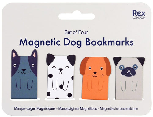 Magnetic Dog Bookmarks (set Of 4)
