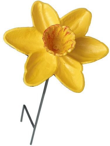 STORE COLLECTION ONLY Daffodil Iron Bird Feeder, 76cm