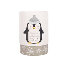 Load image into Gallery viewer, Frosty Vanilla Winter Penguin Candle