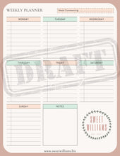 Load image into Gallery viewer, FREE Weekly Planner Digital Download