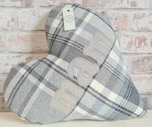 Load image into Gallery viewer, Heart Shaped Cushion With Wording