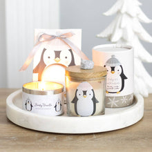Load image into Gallery viewer, Frosty Vanilla Winter Penguin Candle
