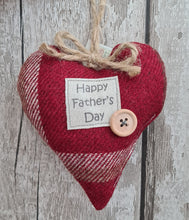 Load image into Gallery viewer, Happy Father's Day Heart (5 Colours to choose)