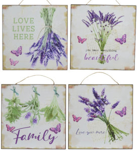 Lavender and Butterfly Prints