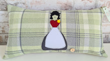 Load image into Gallery viewer, Rectangle Cushion with Large Welsh Lady (5 Colours)