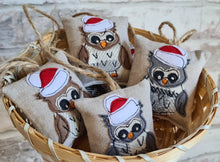 Load image into Gallery viewer, Festive Owl Hanger