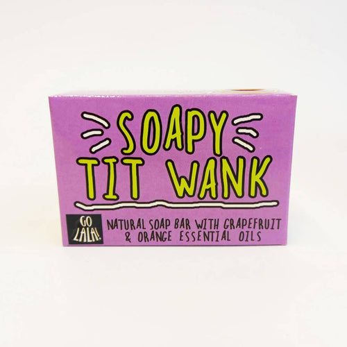 Soapy Tit Wank Soap Bar Funny Rude Novelty Gift Vegan