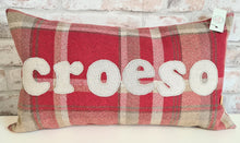 Load image into Gallery viewer, Discounted Croeso Cushion WAS £29.50