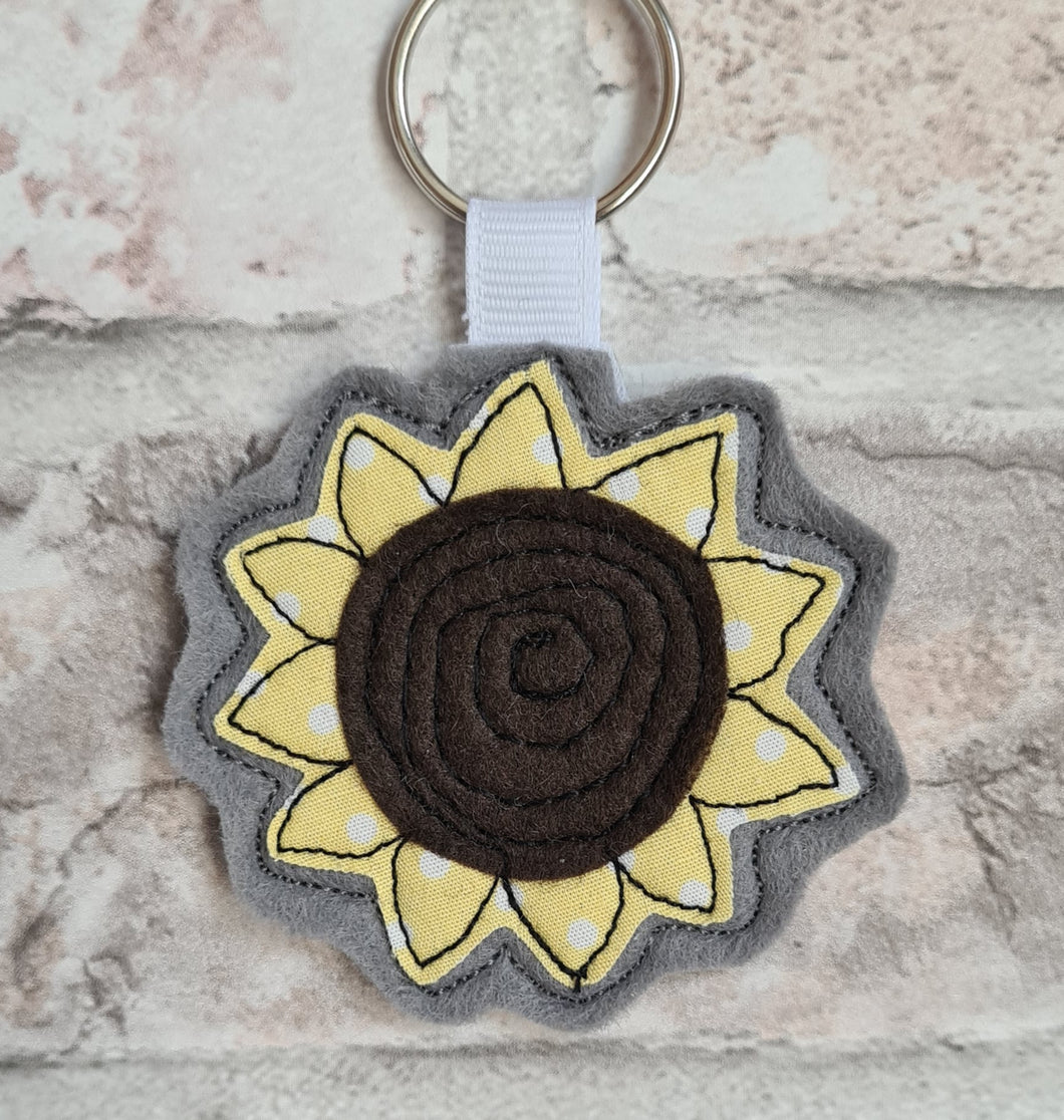 Sunflower Keyring