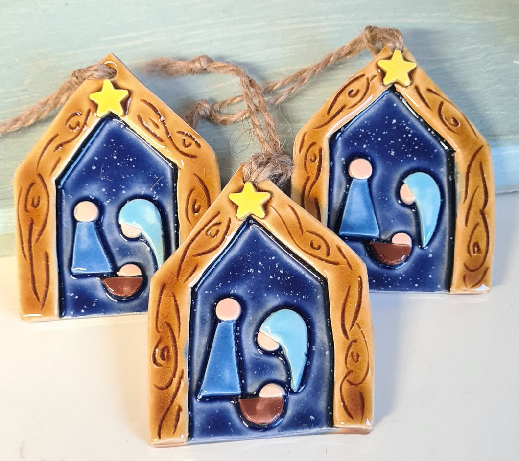 Handmade Nativity Decoration