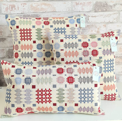 Welsh Blanket Tapestry Cotton Cushion