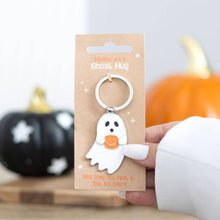 Load image into Gallery viewer, Ghost Hug Halloween Keyring