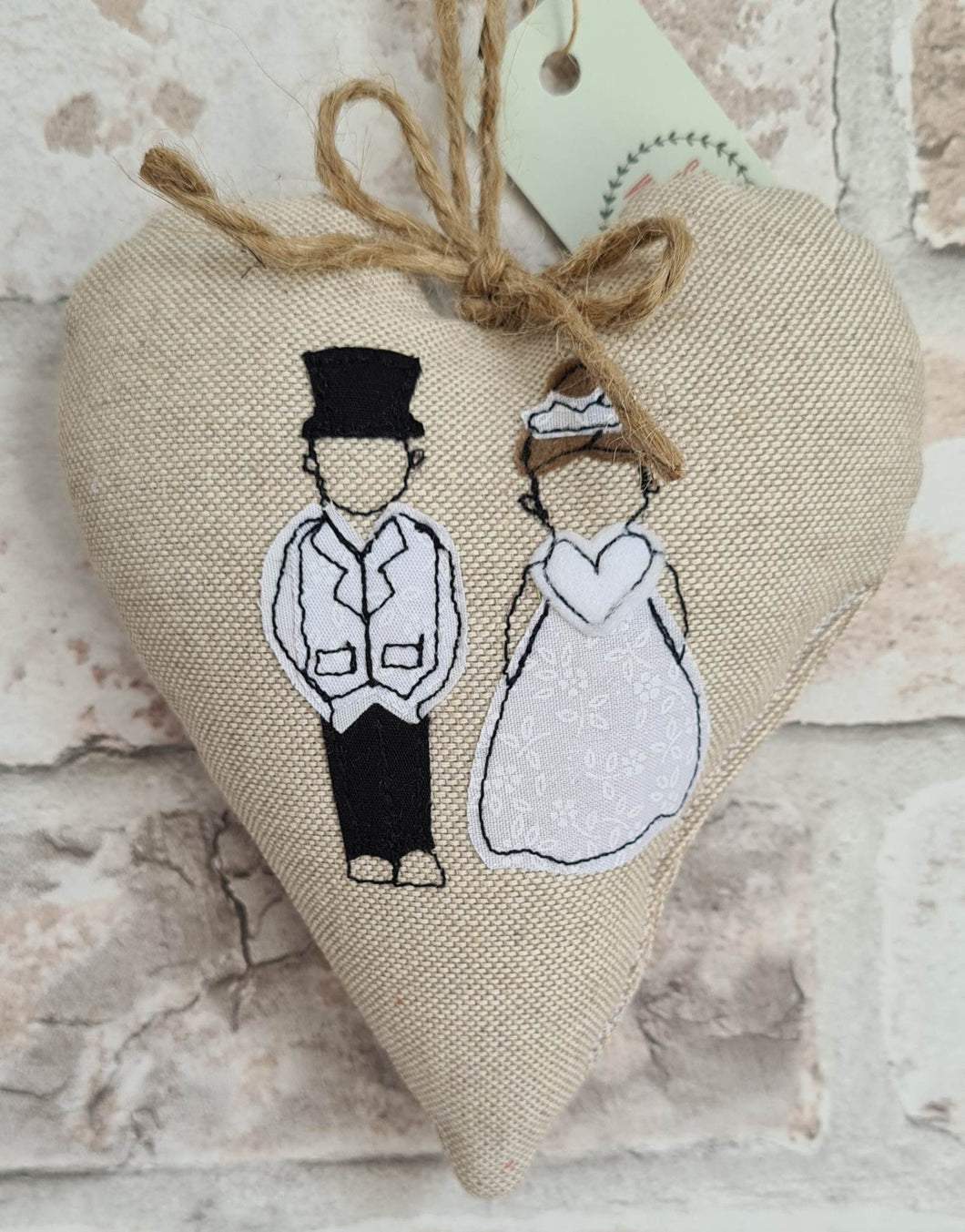 Bride and Groom Heart