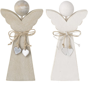 Minimalistic Wood Angels, 20cm