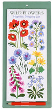 Load image into Gallery viewer, Wild Flowers Magnetic Shopping List