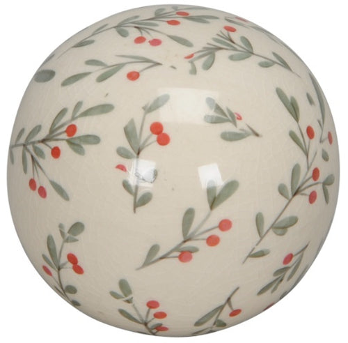 Berry Branches Patterned Ball