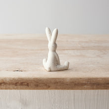 Load image into Gallery viewer, Speckled Porcelain Rabbit, 6cm