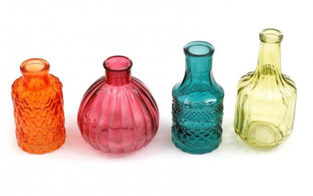 Set of 4 Posy Vase Bottles