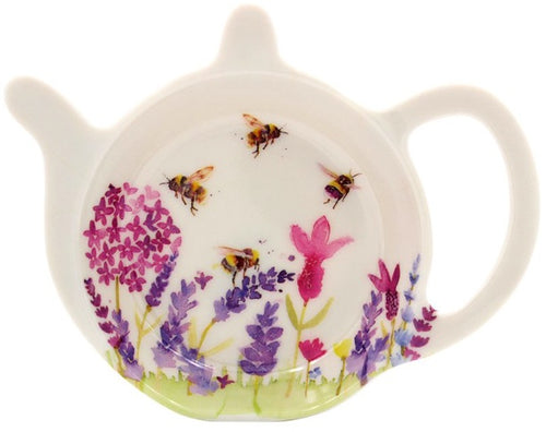 Lavender & Bees Tea Bag Tidy, 13cm