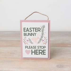 Easter Bunny Sign, 15cm