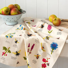 Load image into Gallery viewer, Tea Towel - Garden Bees