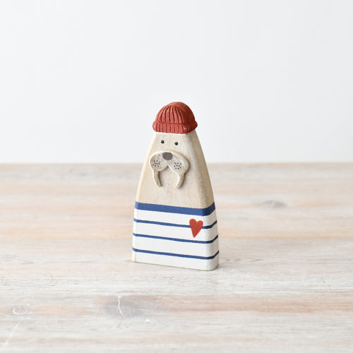 Wooden Sea Lion, 12.5cm