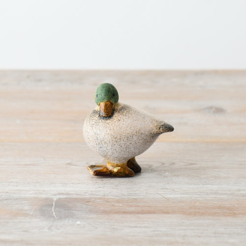 Speckled Fat Duck Ornament