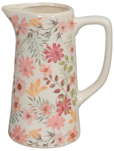 Decorative Flower Jug Vase, 19.5cm