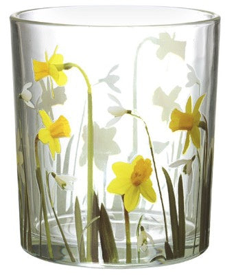 Daffodil Glass Jar, 10cm