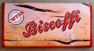 Cwtsh Biscoffi Chocolate Bar