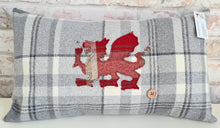 Load image into Gallery viewer, Rectangle Cushion with Large Welsh Dragon