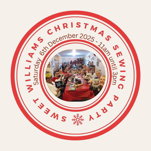 Saturday 6th December 2025 Festive Sewing Party Workshop