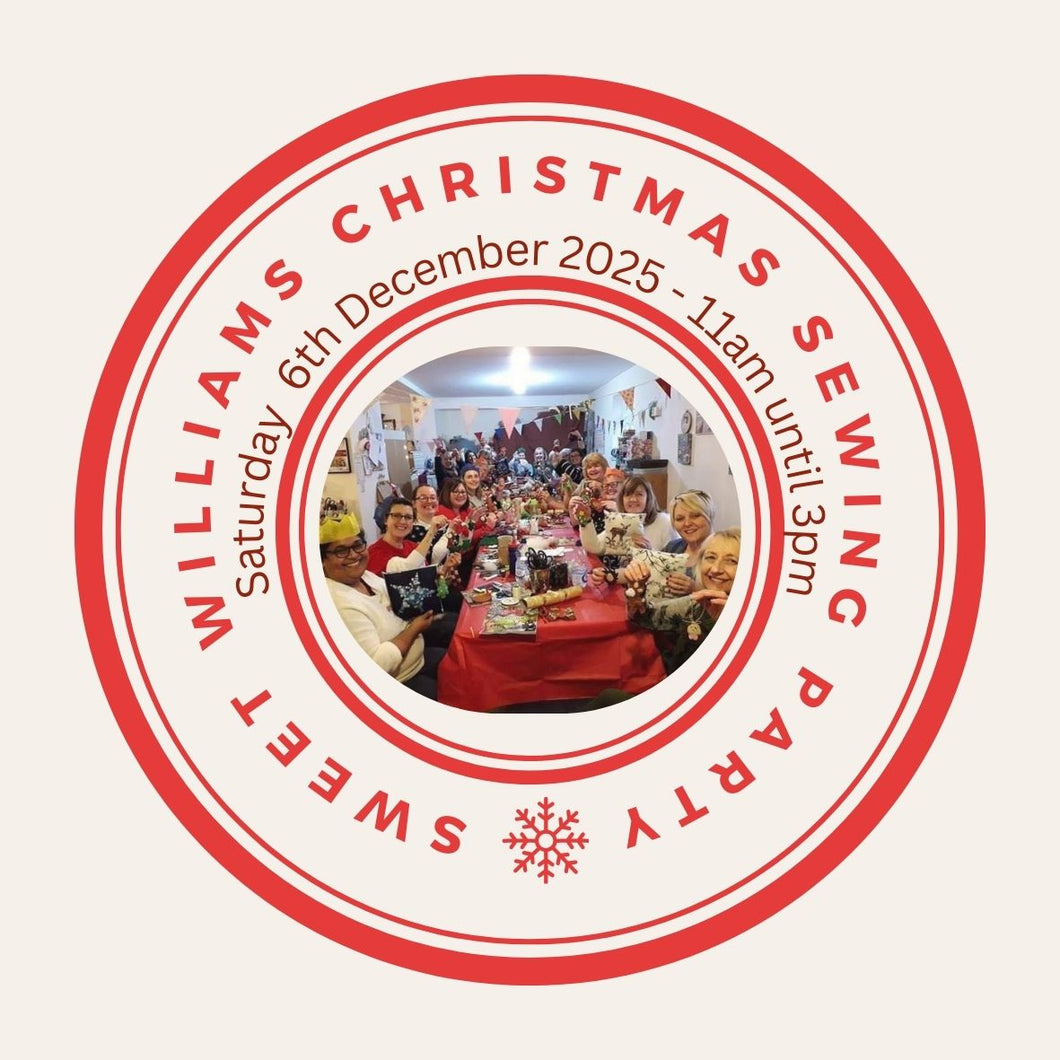 Saturday 6th December 2025 Festive Sewing Party Workshop