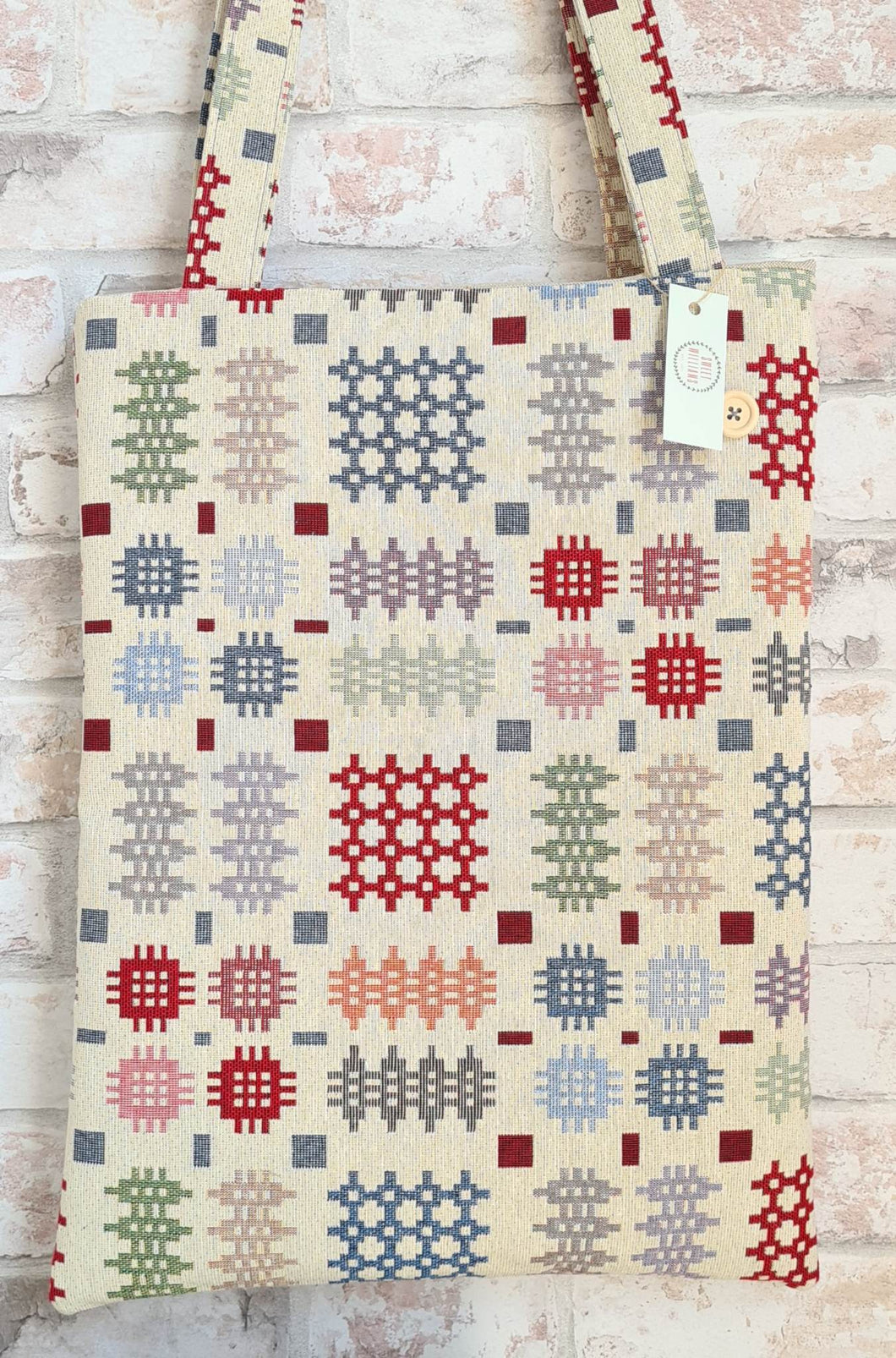 Welsh Blanket Tapestry Cotton Shopping Bag