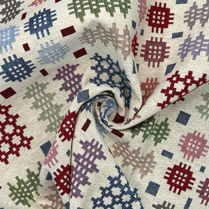 Welsh Blanket Tapestry Cotton Keyring