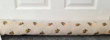 Load image into Gallery viewer, DISCONTINUED HALF PRICE Bee Print Draught Excluder