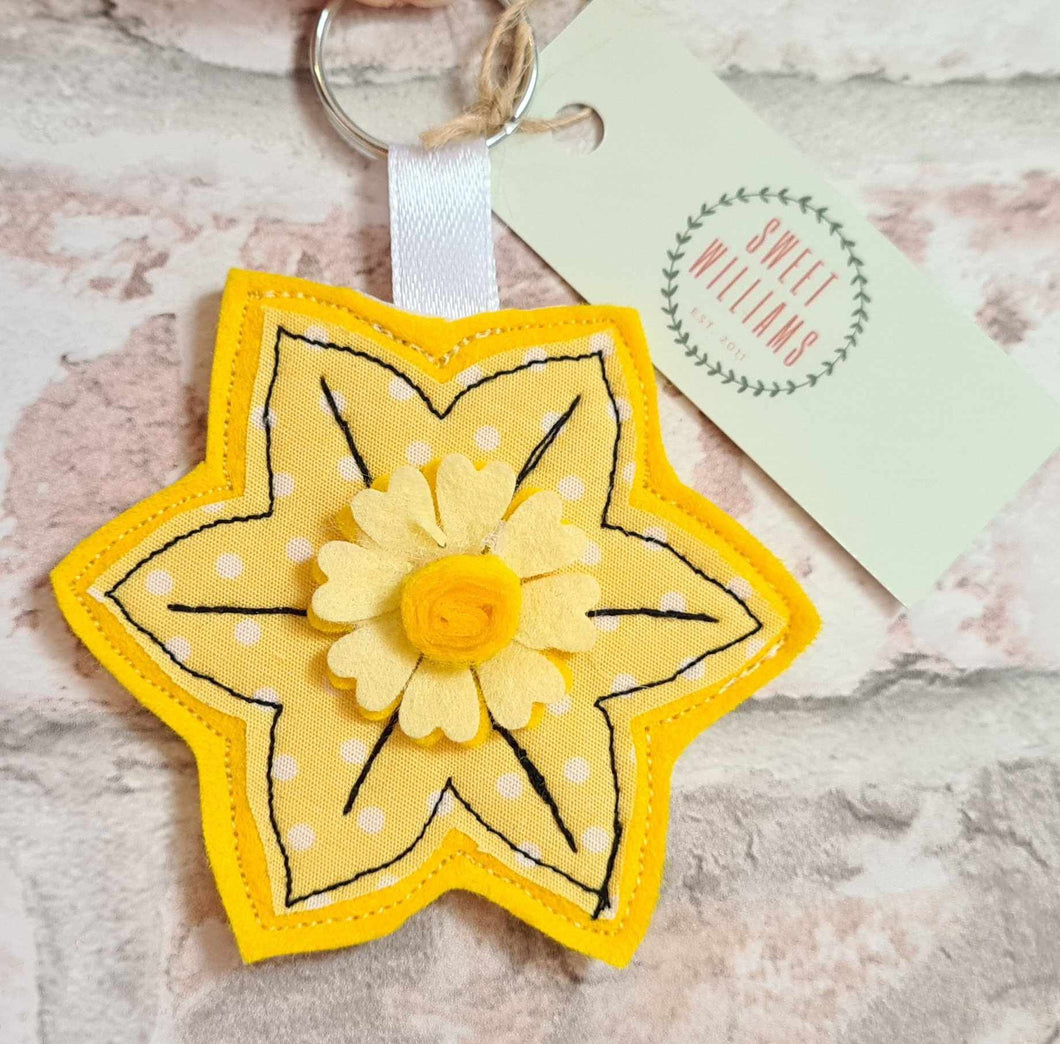 Daffodil Keyring