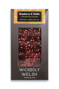 Wickedly Welsh Raspberry & Vodka Chocolate