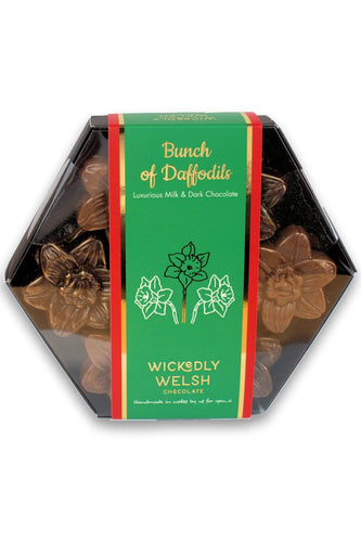Wickedly Welsh Box of Daffodil Chocolates