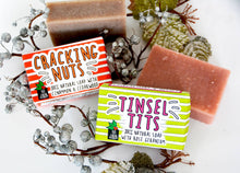 Load image into Gallery viewer, Cracking Nuts Christmas Soap Bar Funny Rude Novelty Gift