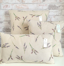 Load image into Gallery viewer, Lavender Print Cushion