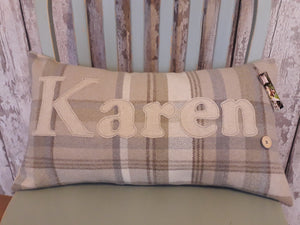 Personalised Cushion (any name, word, place etc)