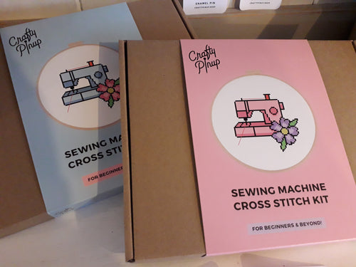 Sewing Machine Cross Stitch Kit