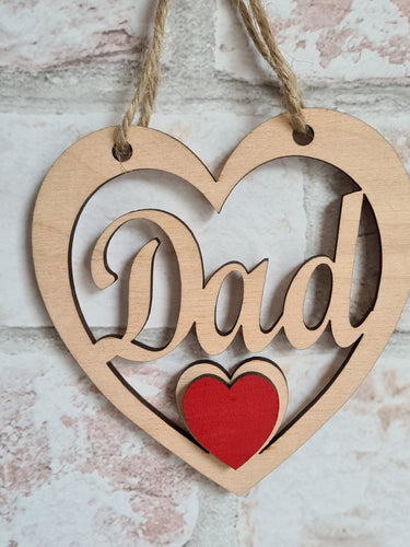 Wooden Heart - Dad