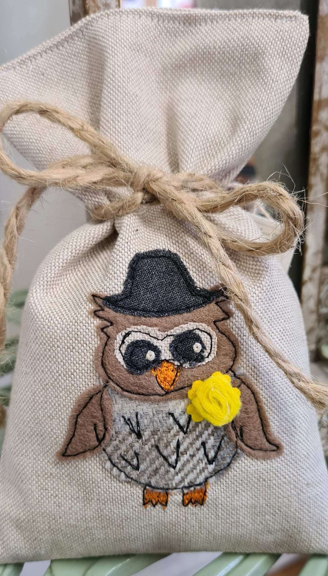 Welsh Owl Lavender Bag