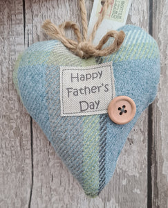 Happy Father's Day Heart (5 Colours to choose)