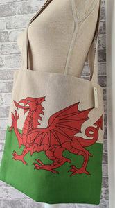 Welsh Dragon Printed Shopping Bag