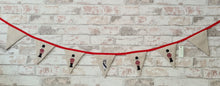 Load image into Gallery viewer, Queen and Guards Jubilee Bunting (7 Flags)