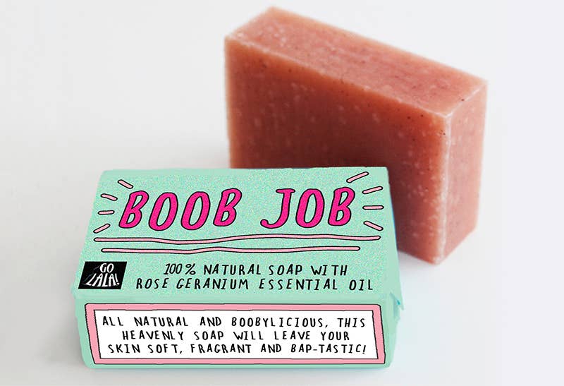 Boob Job Soap Bar Funny Rude Novelty Gift